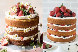 Naked Cake – Bolo sem cobertura