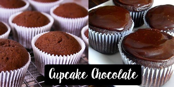 cupcake de chocolate