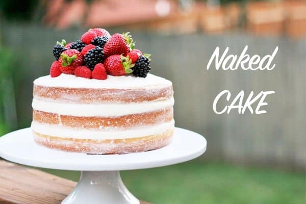 naked cake bolo pelado