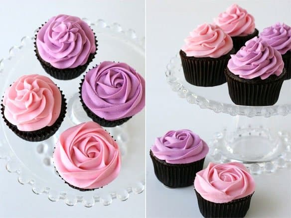 Cupcake Rosas
