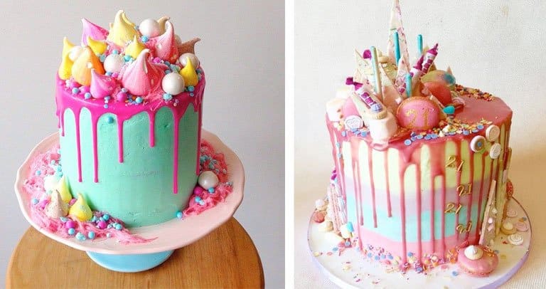 foto de drip cakes