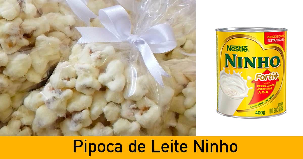 Pipoca de Leite Ninho MELHOR RECEITA Confeiteira