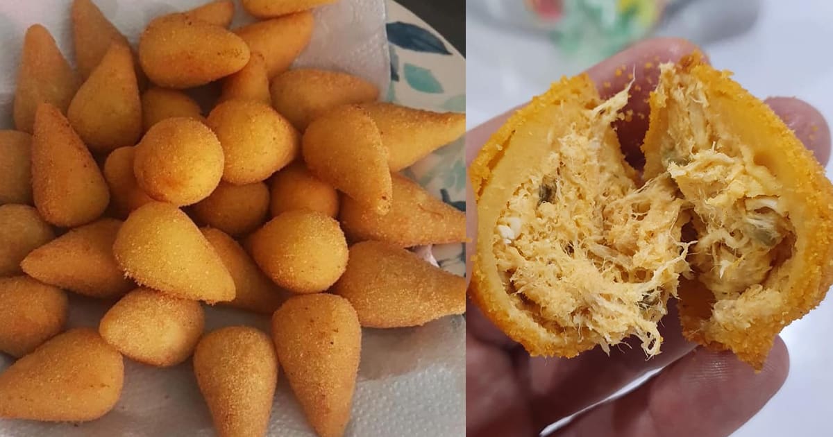 Como fazer Coxinha de Frango - Confeiteira de Sucesso