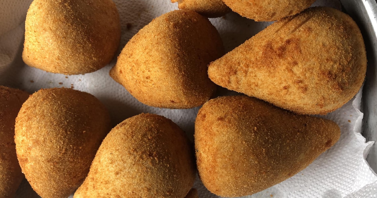 coxinha grande frango