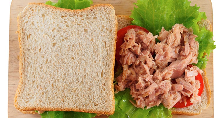 sanduiche natural de atum