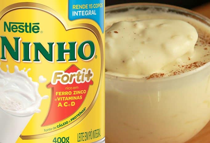 arroz doce leite ninho