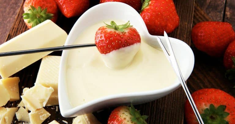 fondue de chocolate branco