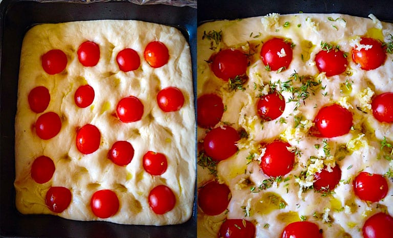 focaccia de tomate receita