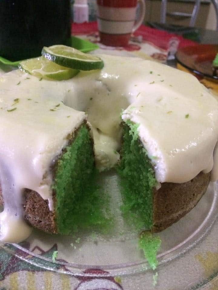 bolo verde caseiro