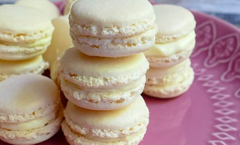 macaron chocolate branco