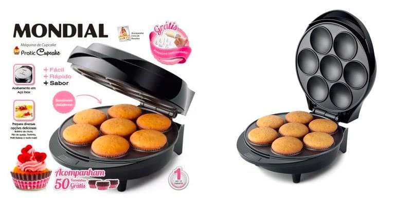 maquina de cupcake mondial