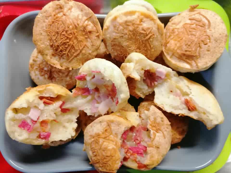 pao de queijo recheado