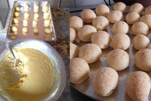 Receita de pão de queijo