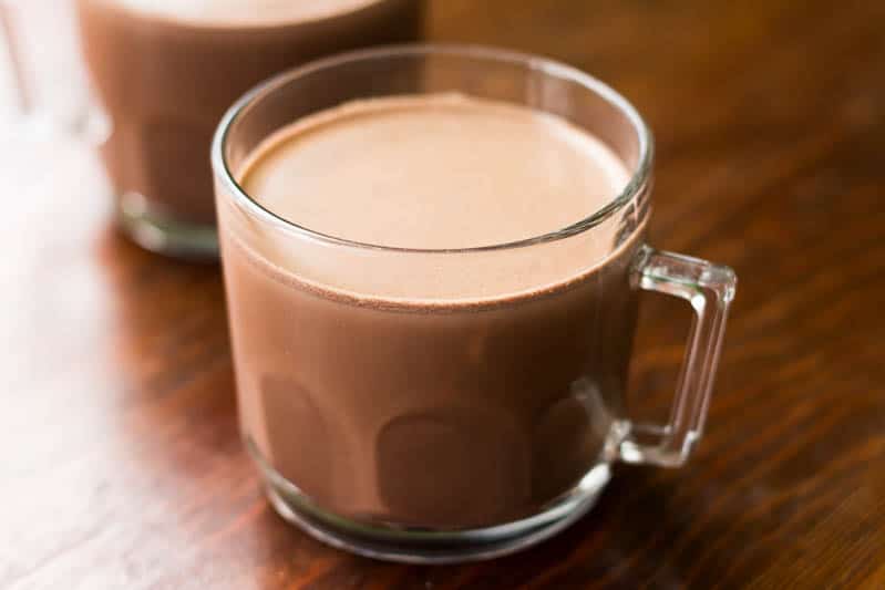 chocolate quente receita