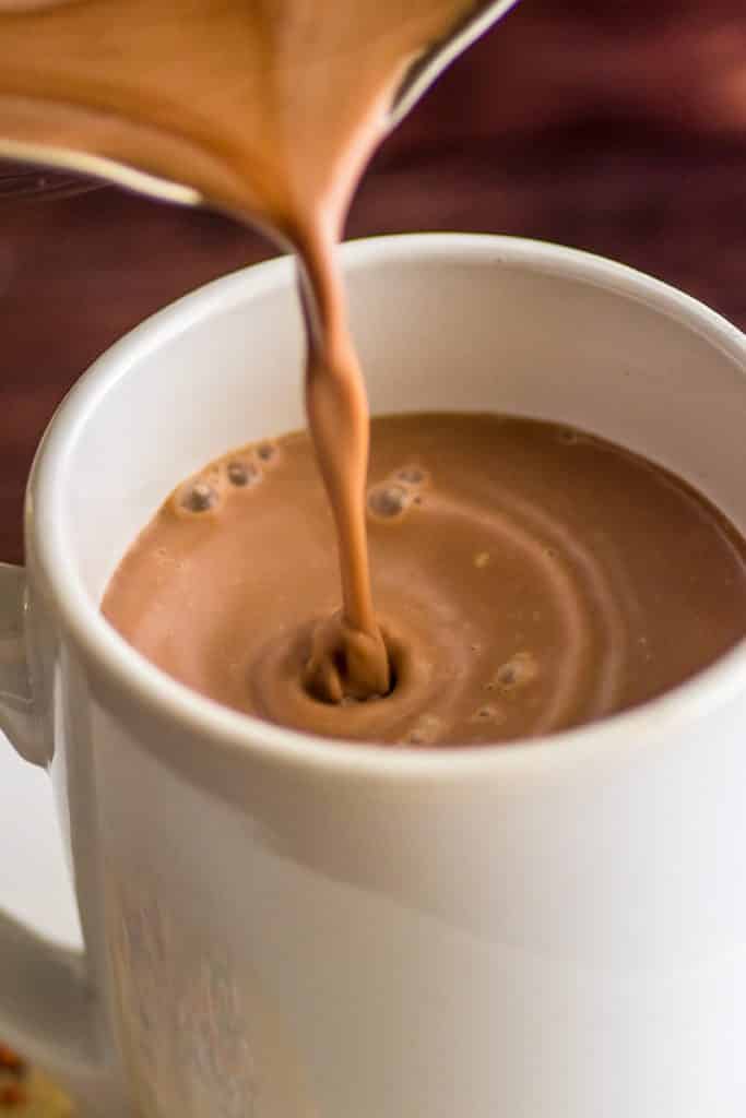 chocolate quente receita