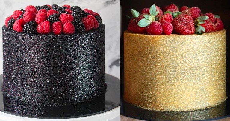 foto bolo glow cake 