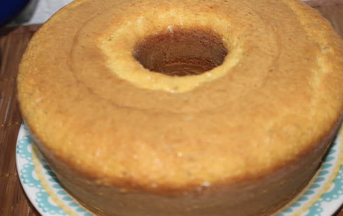 Receita de bolo de fubá simples