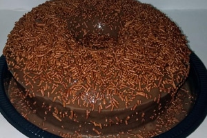 bolo de chocolate