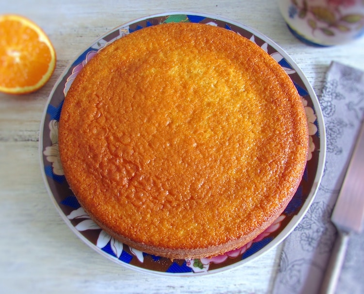 bolo de laranja fofinho 