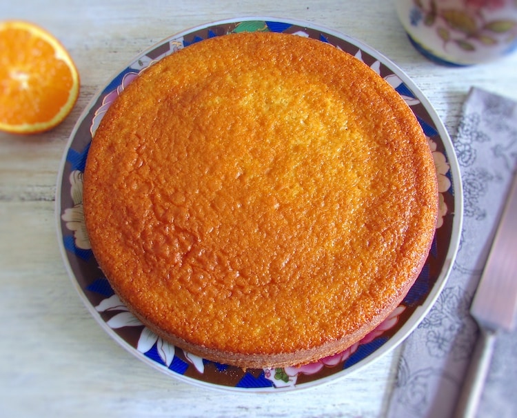 bolo de laranja fofinho