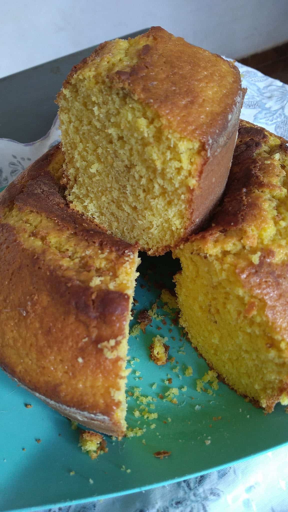 bolo de laranja simples