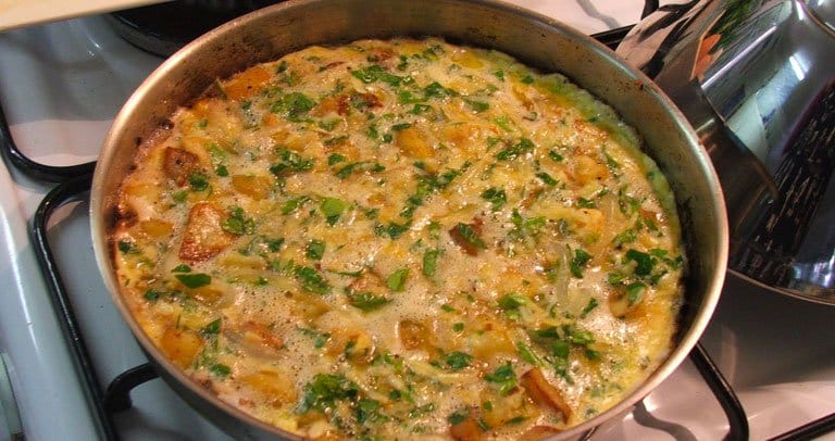 omelete de forno