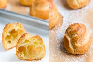 Pâte à Choux – massa para Carolinas , Samantas e bombas