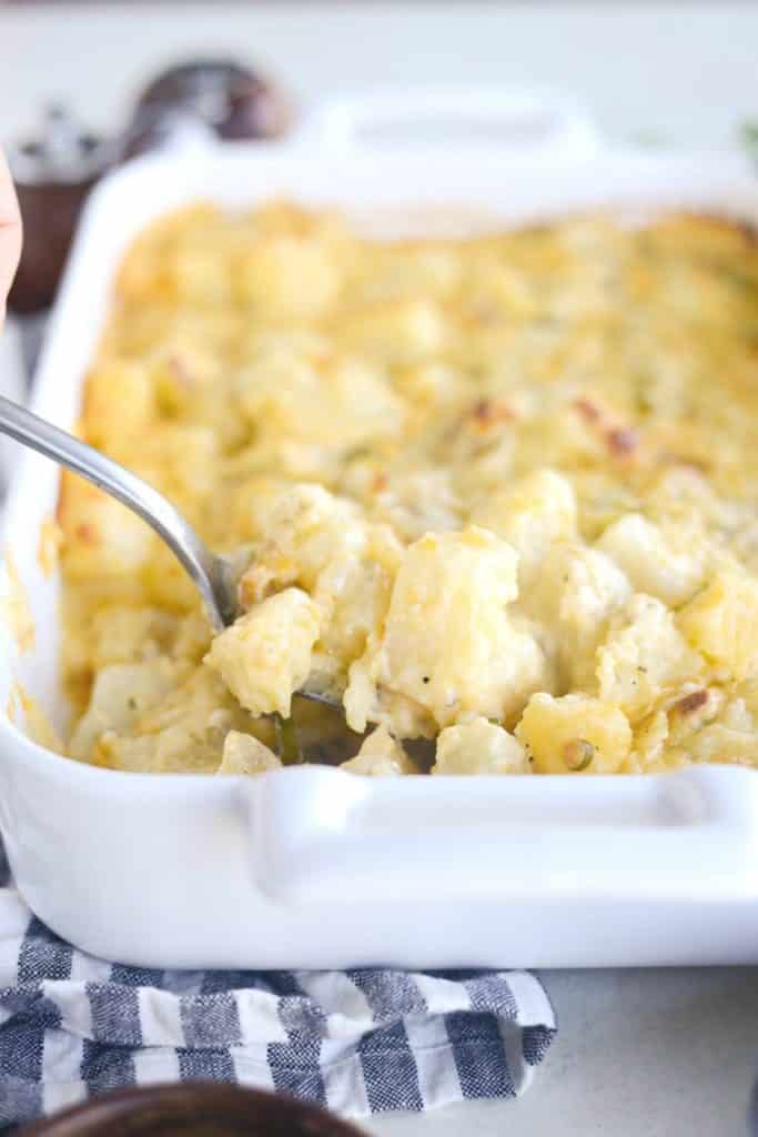 batata com queijo no forno