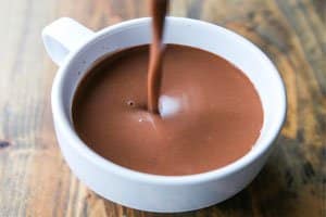 Receita de chocolate quente Low Carb e Vegano