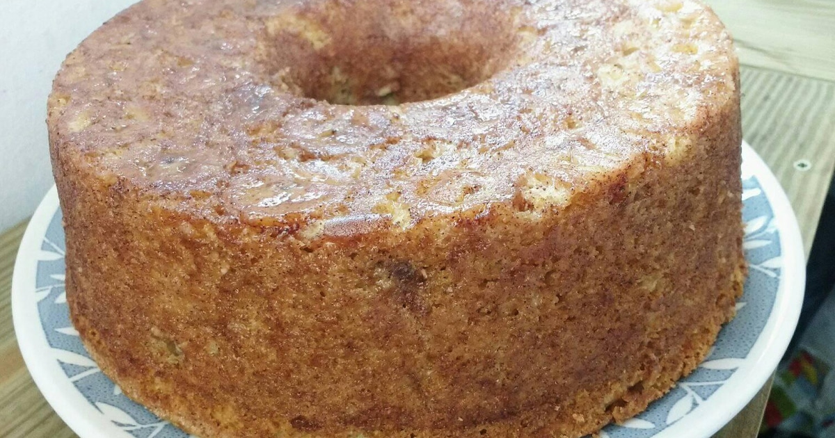 bolo de banana caseirinho