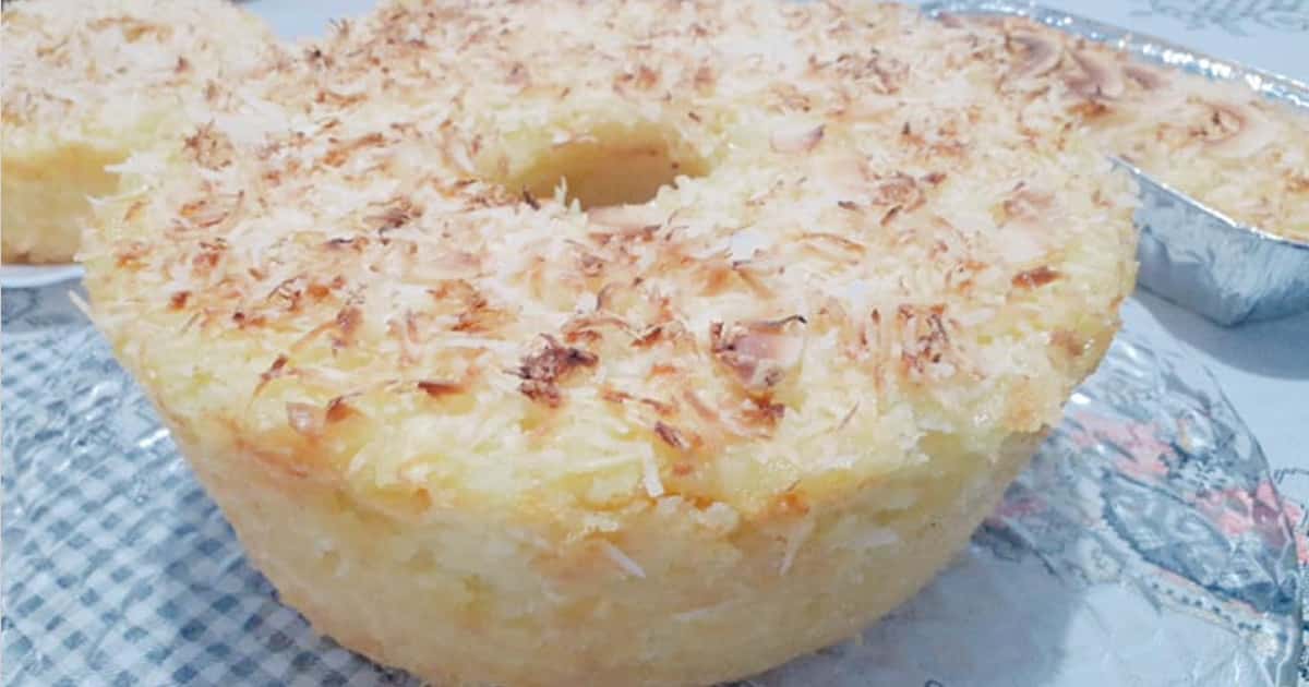 bolo de coco caseiro