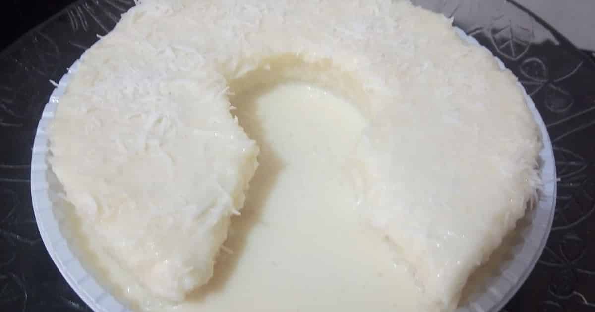 bolo de tapioca cremoso