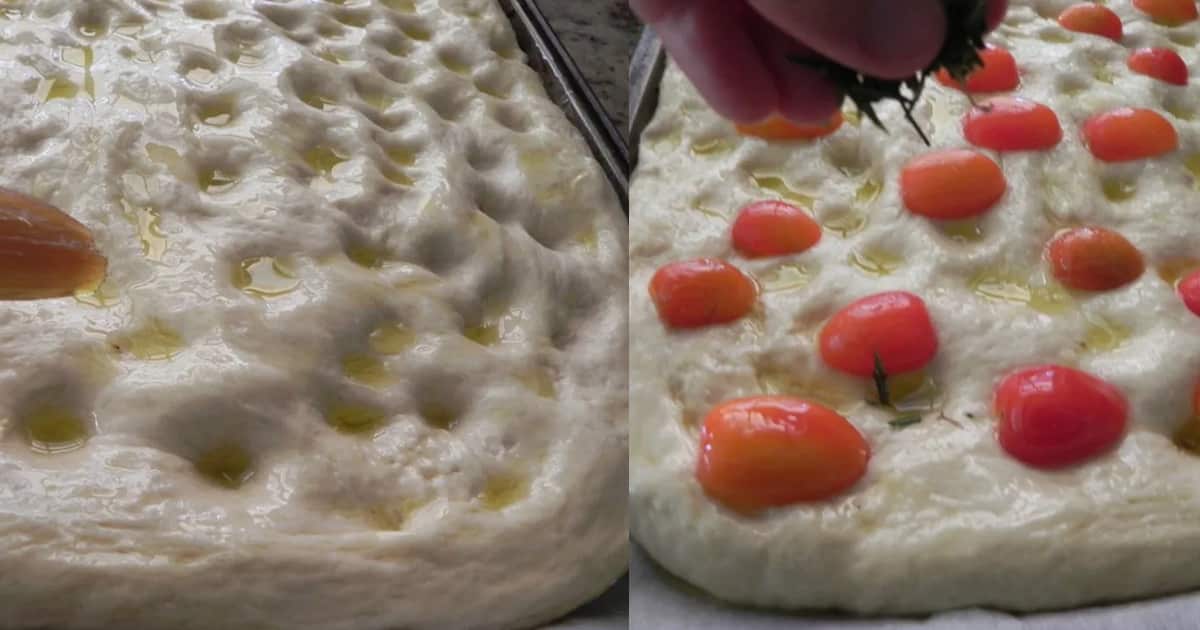 foccacia de tomate