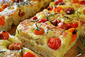 Focaccia com tomate cereja – A melhor Receita!