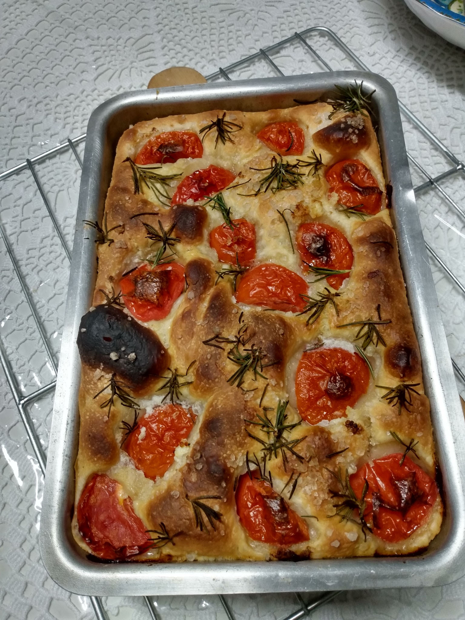 foccacia tomate simples