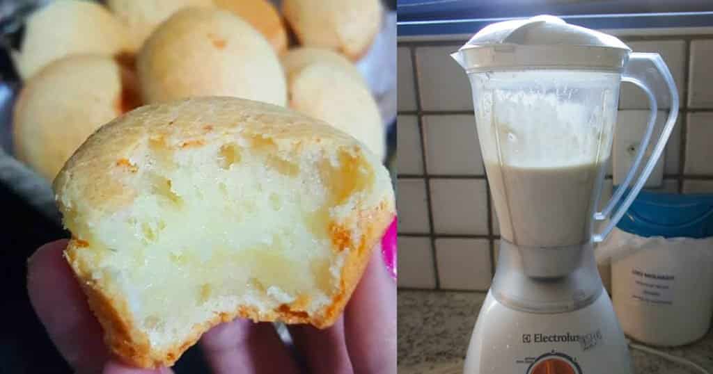 pao de queijo liquidificador receita