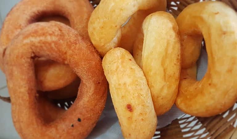 Receita de biscoito frito doce