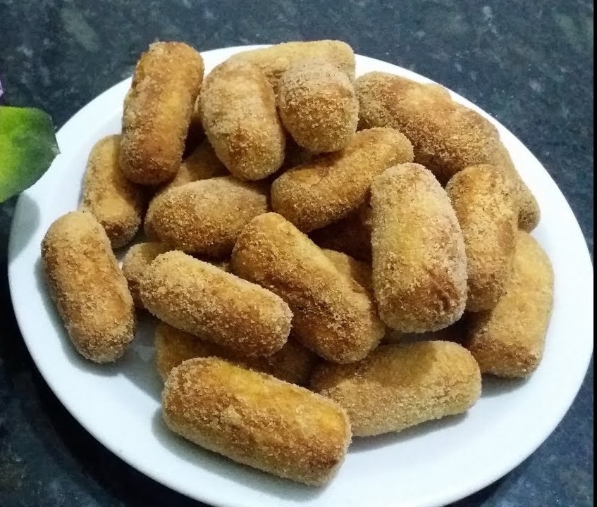 croquete de carne com milho