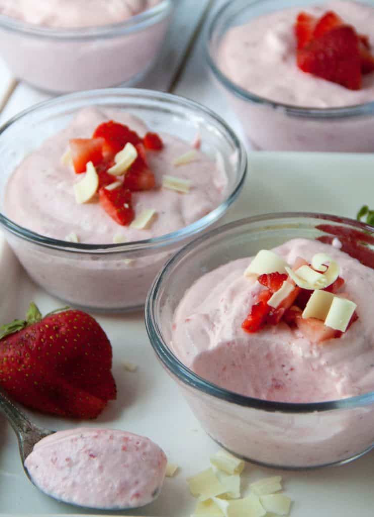 mousse morango