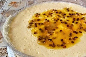mousse de maracujá