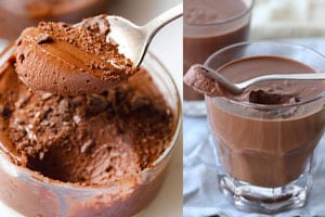 mousse sem leite condensado