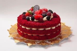 naked cake de red velvet