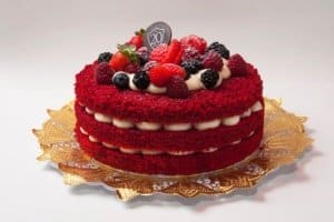 Naked cake de red velvet- Receita Completa