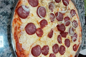 pizza caseira