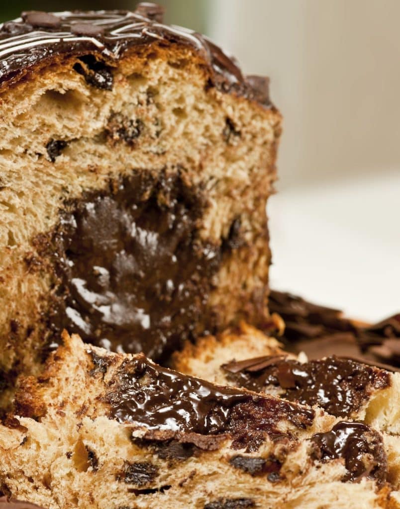 panetone de brigadeiro