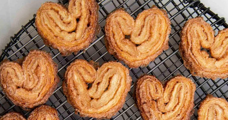 biscoito Palmier