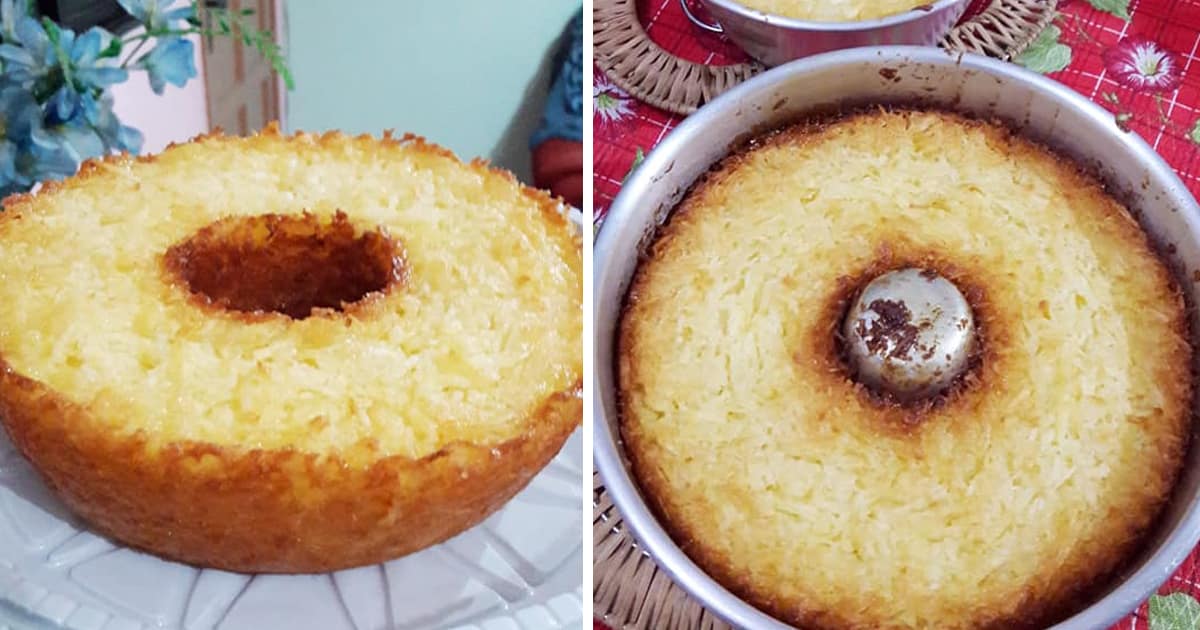 bolo de mandioca receita