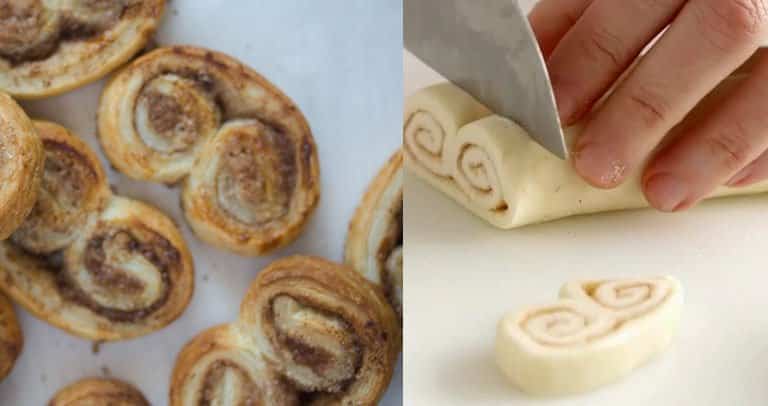 biscoito Palmier