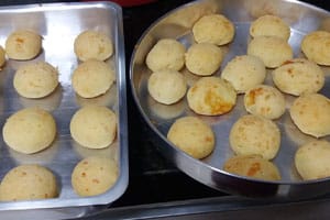 Pão de queijo sem polvilho