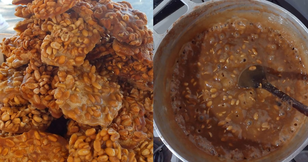 receita pe de moleque 